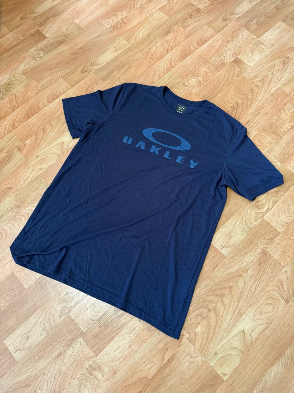 Oakley Men's Navy Short Sleeve Logo Tee